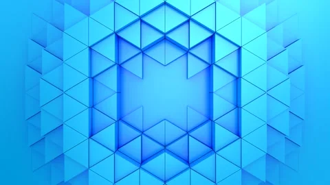 Triangles Form a Wave Stock Footage 275590246