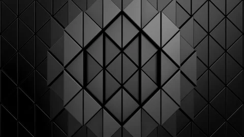 Triangles Form a Wave Stock Footage 319576365