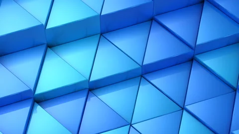 Triangles Formed A Wave Stock Footage 87803209