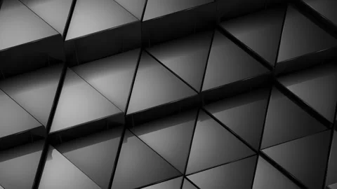 Triangles Formed A Wave Stock Footage 87803310