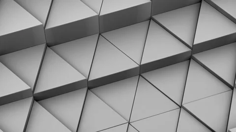 Triangles Formed A Wave Stock Footage 88003083