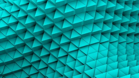 Triangles Formed A Wave Stock Footage 88003531