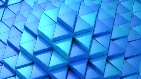 Triangles Formed A Wave Stock Footage 89527542
