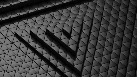 Triangles Formed A Wave Stock Footage 89900196