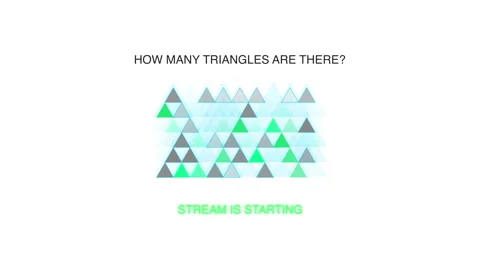 Triangles Game For A Seamless Loop Streaming Background Stockbeeldmateriaal 257411087