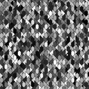Triangles Grey Seamless Pattern Background Stock Illustration
