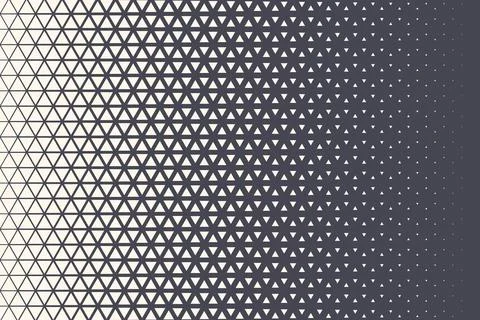 Triangles Halftone Pattern Vector Abstract Geometric Technology Background Illustrazione stock