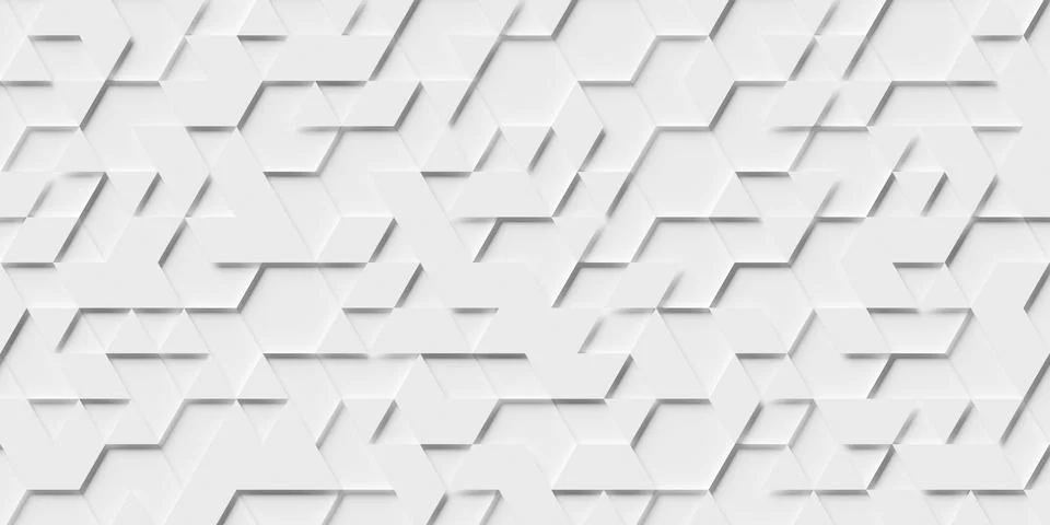 Triangles in hexagon or honeycomb pattern randomly shifted geometry backgro.. Stock Illustration