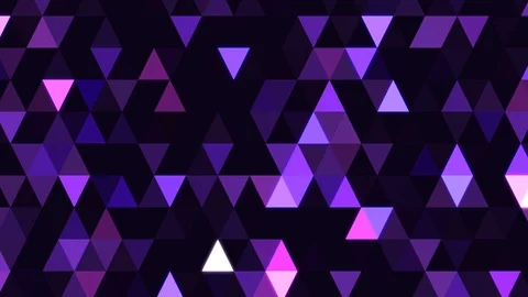 Triangles hipster animation. Loop Stock Footage 88244434