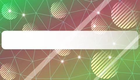 Triangles, line, circle, space for text mosaic cover. Modern design for you b Illustrazione stock