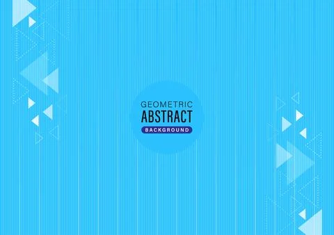 Triangles with Line strip modern abstract background Stock Illustration