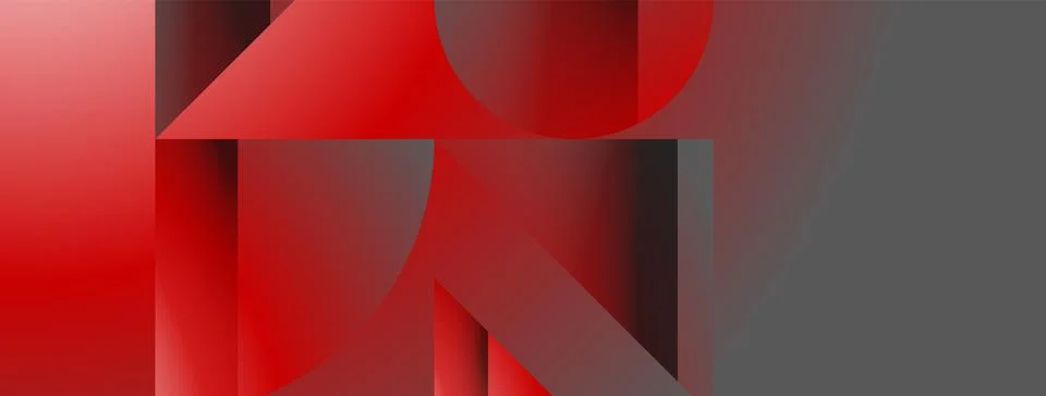Triangles, lines and round shapes - dynamic geometric abstract background イラスト素材