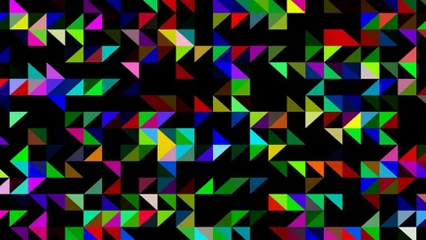Triangles Loop Background Stock Footage 89134600