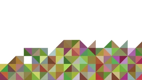 Triangles mosaic pattern Stock Footage 74784510