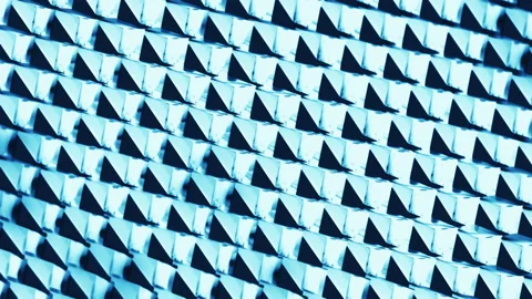 Triangles move in sync Stock Footage 163283954