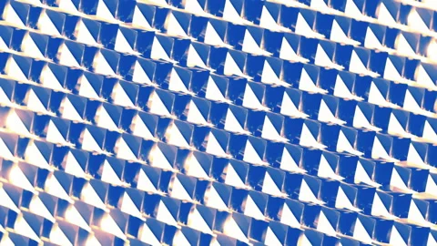 Triangles move in sync Stock Footage 163283974