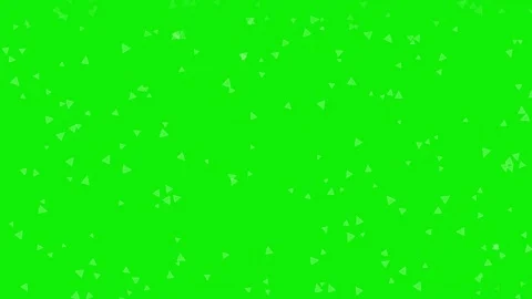 Triangles Moving on Chroma Key for Compositing Video stock 337045540