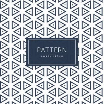 Triangles outline shapes pattern design background Stock Illustration