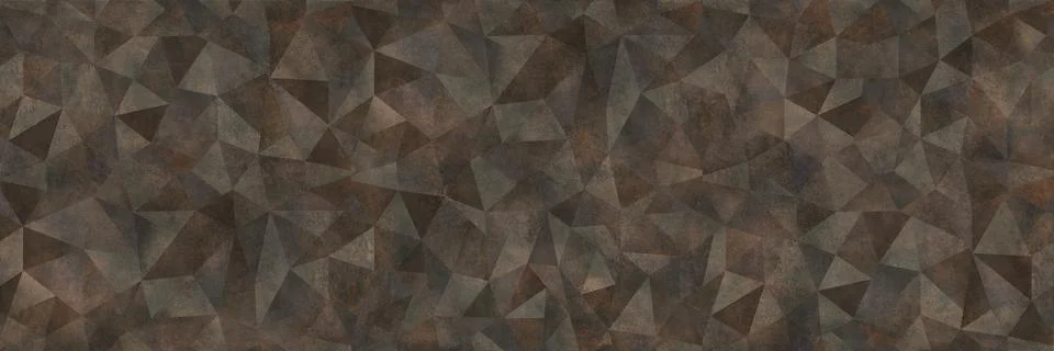 Triangles pattern colorful wall background Stock Illustration