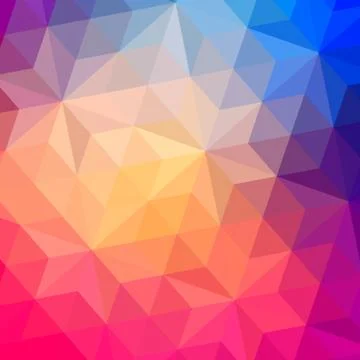 Triangles pattern of geometric shapes. colorful mosaic backdrop. geometric hi Illustrazione stock