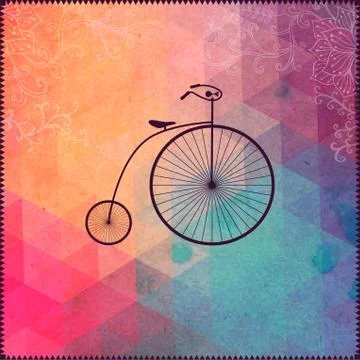 Triangles pattern of geometric shapes. colorful mosaic backdrop. geometric hi 스톡 일러스트