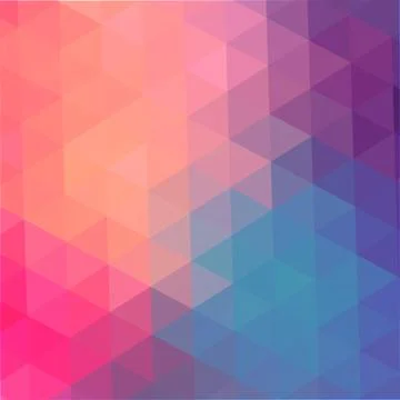 Triangles pattern of geometric shapes. colorful mosaic backdrop. geometric hi Illustrazione stock