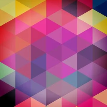Triangles pattern of geometric shapes. colorful mosaic backdrop. geometric hi 스톡 일러스트
