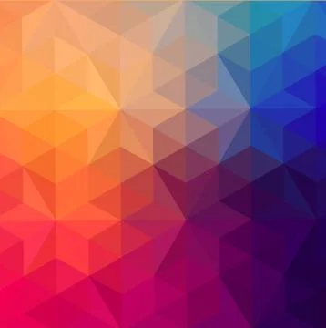 Triangles pattern of geometric shapes. colorful mosaic backdrop. geometric hi 스톡 일러스트