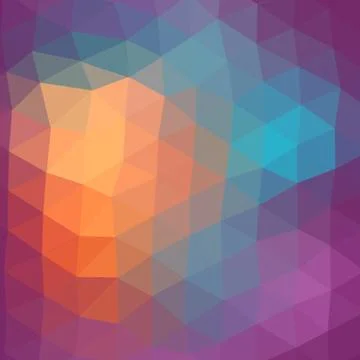 Triangles pattern of geometric shapes. colorful mosaic backdrop. geometric hi Stock Illustration