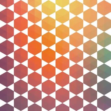 Triangles pattern of geometric shapes. colorful mosaic backdrop. geometric hi Illustrazione stock