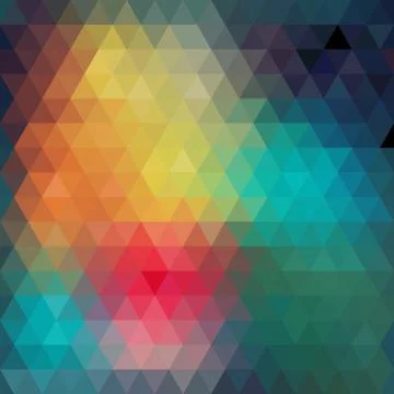 Triangles pattern of geometric shapes. colorful mosaic backdrop. geometric hi 스톡 일러스트