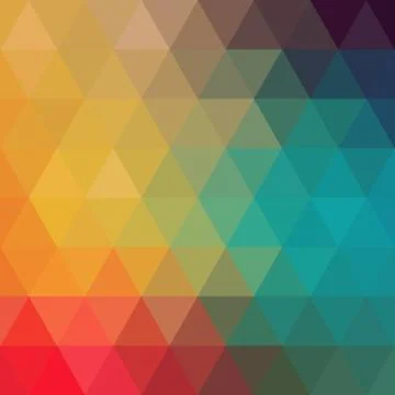 Triangles pattern of geometric shapes. colorful mosaic backdrop. geometric hi 스톡 일러스트