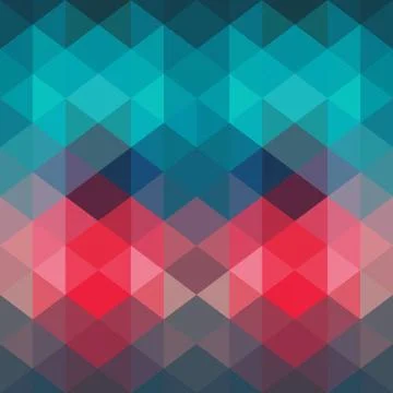 Triangles pattern of geometric shapes. colorful mosaic backdrop. geometric hi Illustrazione stock