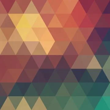 Triangles pattern of geometric shapes. colorful mosaic backdrop. geometric hi Illustrazione stock
