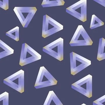 Triangles pattern Stock Illustration