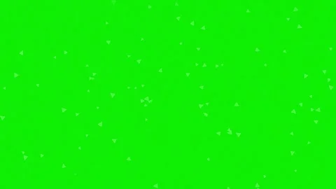 Triangles Professional - Chroma Key Green Screen Footage Stockbeeldmateriaal 337045808