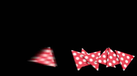Triangles in a row.2 in 1 Stock Footage 46566011