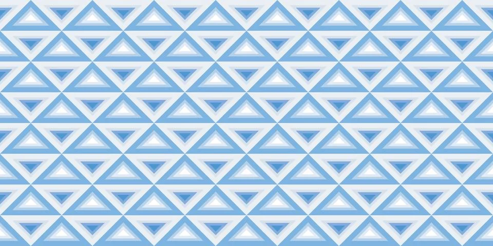 Triangles seamless geometric repeat pattern background Stock Illustration