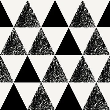Triangles Seamless Pattern Illustrazione stock