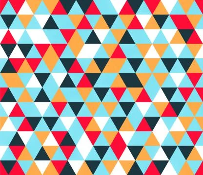 Triangles seamless pattern 스톡 일러스트