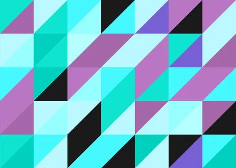 Triangles in seamless pattern. Stock Illustration