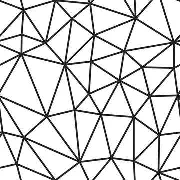 Triangles vector pattern. Medium triangles size. Regular lines weight. Repe.. Stock Illustration