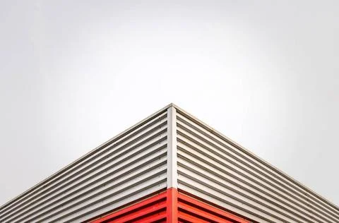 Triangular Abstract Architecture Abstract Architecture Detail Of A Factory... Foto stock
