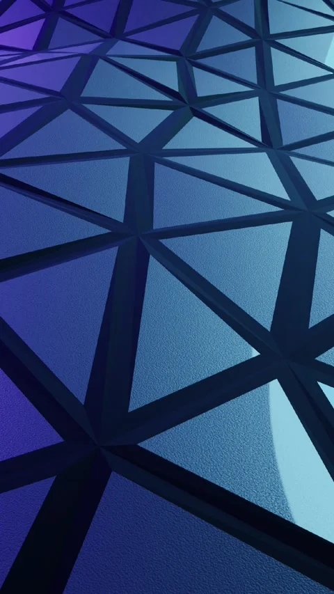 Triangular abstract background. 3D looping animation Stock-Footage 266172483