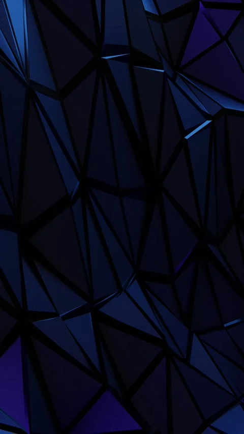 Triangular abstract background. 3D looping animation 스톡 동영상 266266879