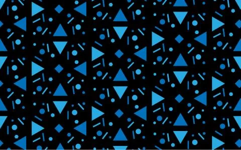 Triangular and circle pattern abstract background design. イラスト素材