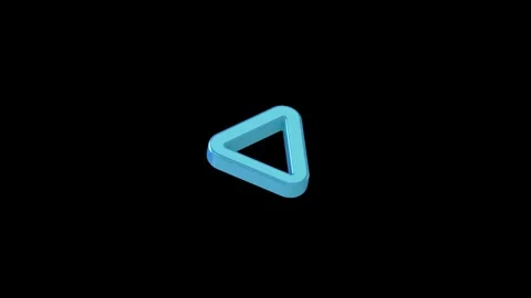 Triangular Arrow Animation For Directional Signage And Design Stock Footage 292337881