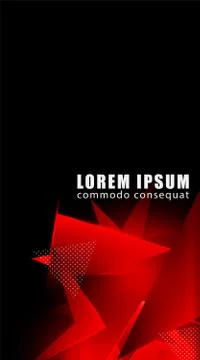 Triangular background. Abstract composition of 3D triangles. Modern geometric Illustrazione stock