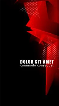 Triangular background. Abstract composition of 3D triangles. Modern geometric Illustrazione stock