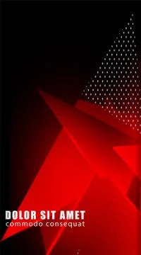 Triangular background. Abstract composition of 3D triangles. Modern geometric Stock Illustration